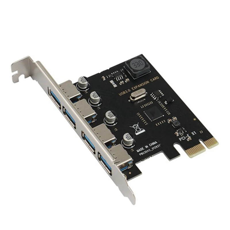 2X SSU 4 Port USB 3.0 PCI-E Expansion Card PCI Express Pcie USB 3.0 HUB Adapter 4-Port USB3.0 Controller USB3.0 Pcie