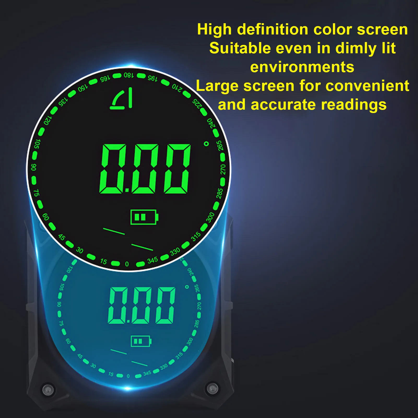مكتشف الزوايا الرقمي من جانب واحد مغناطيسي قوي 0-90 ° /0-180 °   مقياس ميل مكعب عالي الدقة لمنشار الطاولة وأعمال النجارة
