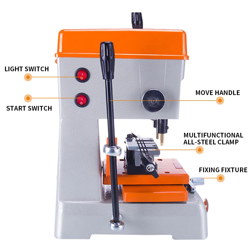 388WL Fine-tuning Multi-function Punching and Milling Slot Vertical Key Duplication machine Key machine All-copper motor