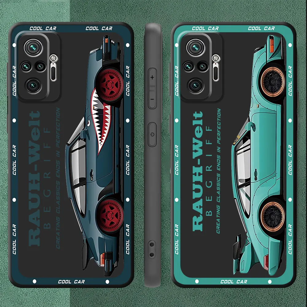 JDM Tokyo Drift Sports Car Phone Case for Xiaomi Redmi 12 12C 9 10A 9T 9i 13C 5G 13 4G A1 A2 Plus A3 K40 K50 K60 Pro Cover