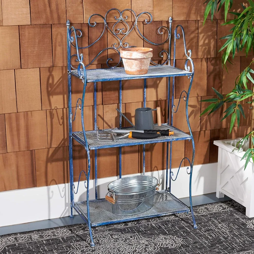 

Outdoor Collection Torus Antique Blue 3-Tier Shelf (Fully Assembled)
