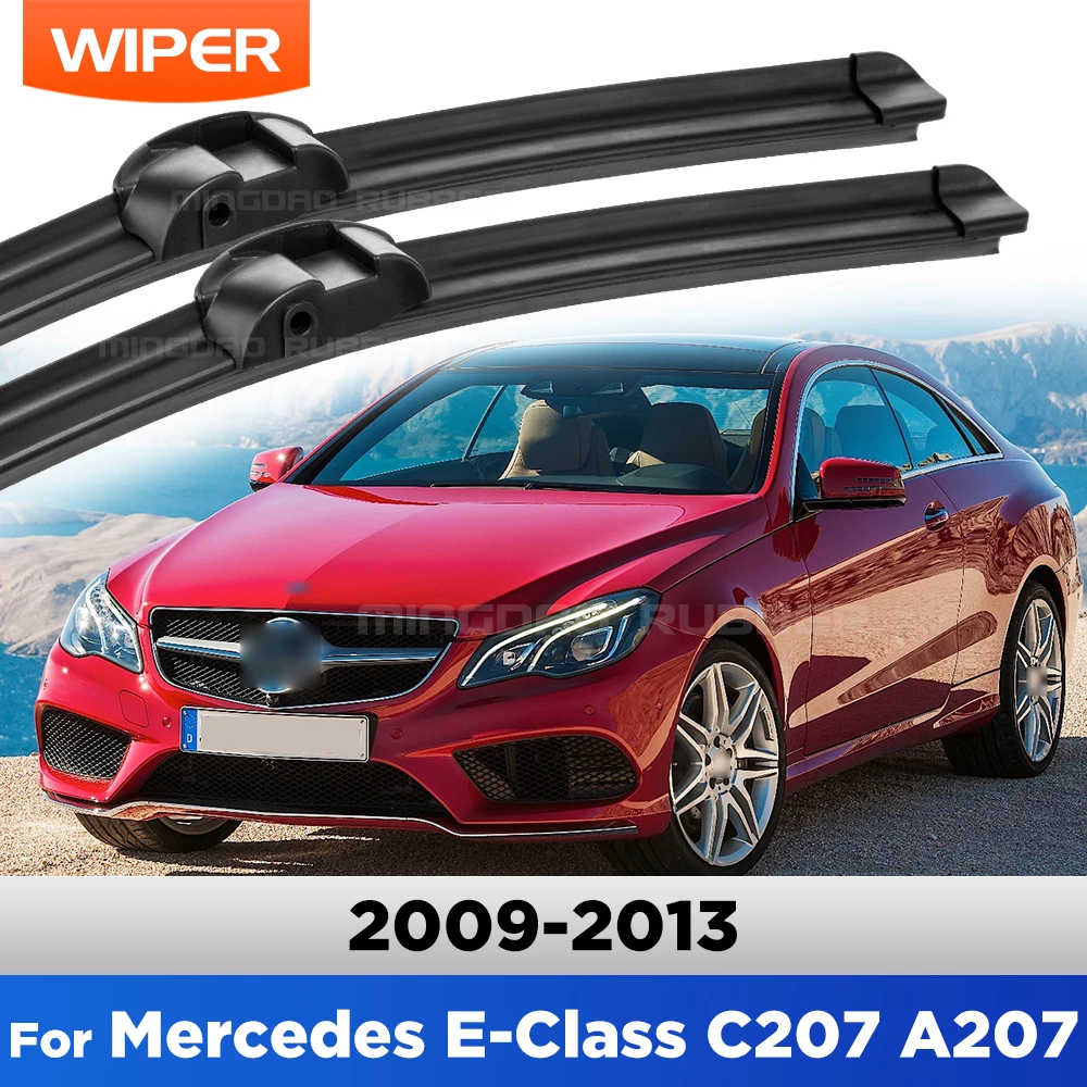 

CREATROAD Wiper Blades For Mercedes Benz E Class C207 A207 2009-2013 2010 2011 2012 Windshield Windscreen Window Brush 24"+24"