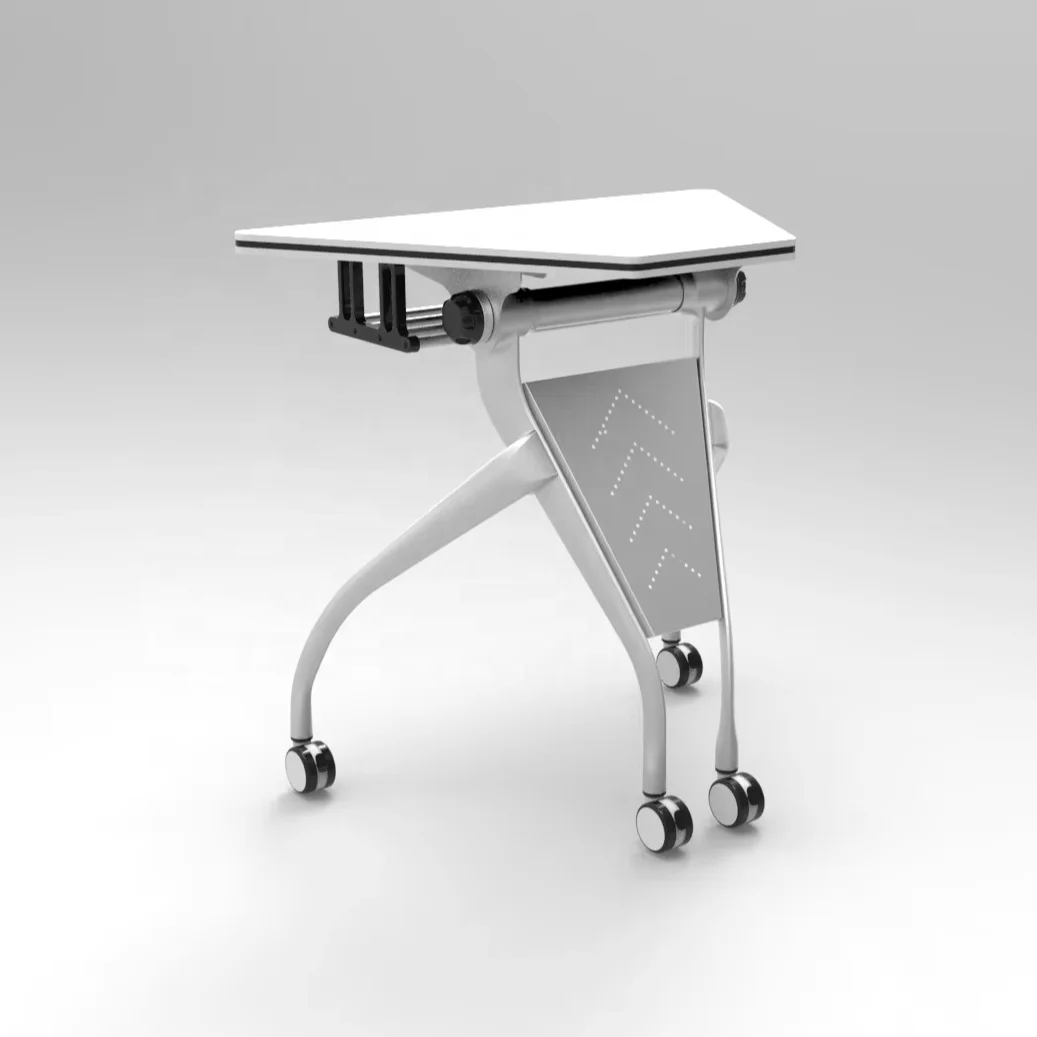 

Современный дизайн, комбинированная корзина для книг, стол с алюминиевыми ножками, 6-заклинающая подвижная складная студенческая мебель для зала, конференц-зала