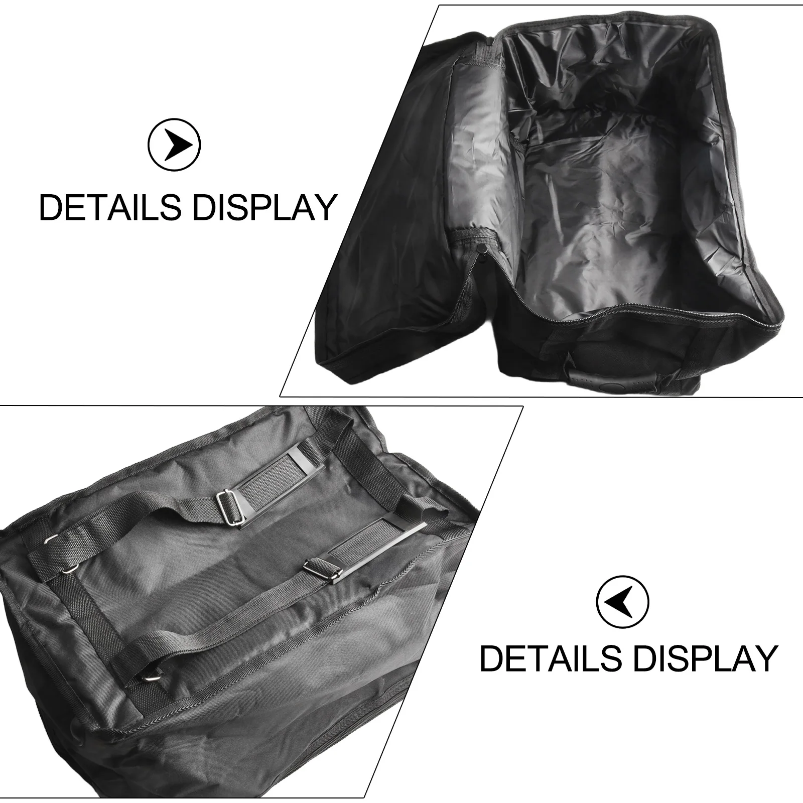 Sturdy Cajon Bag for Easy Transport Waterproof Oxford Cloth Construction Designed for Drumsticks and Cajon Drums