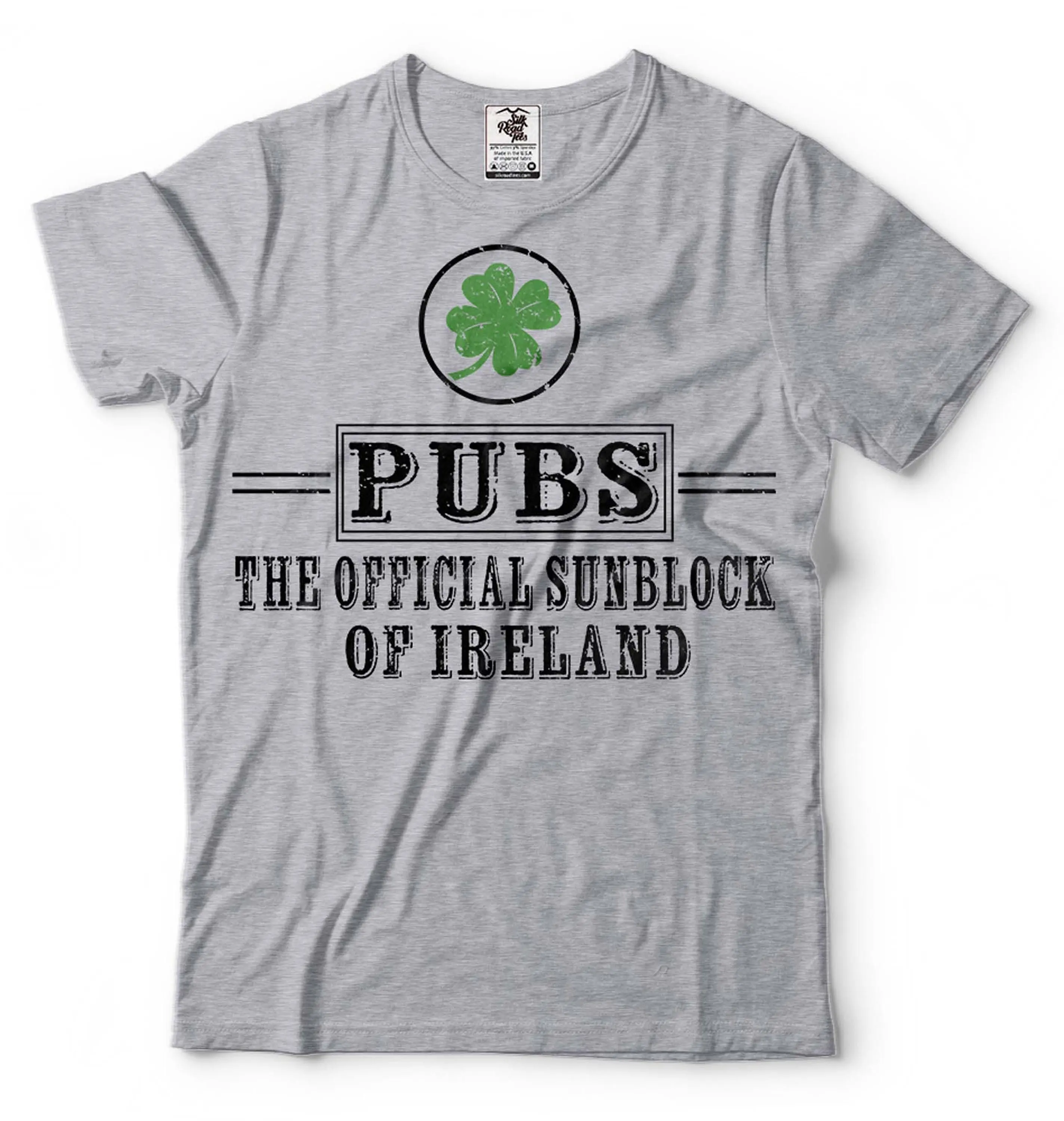 Men'S Funny Pubs Official Sunblock Of Ireland T Shirt Saint Patrick'S Day Tee Irish Patriotic Pub Drinking Dad S