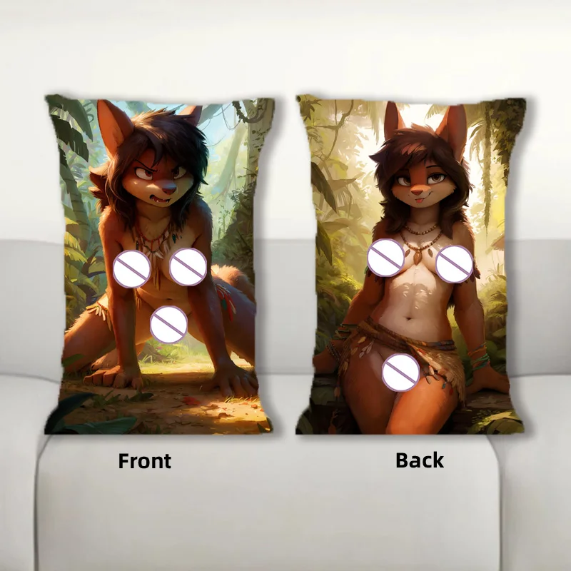 

Dakimakura Anime Canine Sofa Cushion Body Pillow Cover Double Side Print Bedding Throw Pillow Case