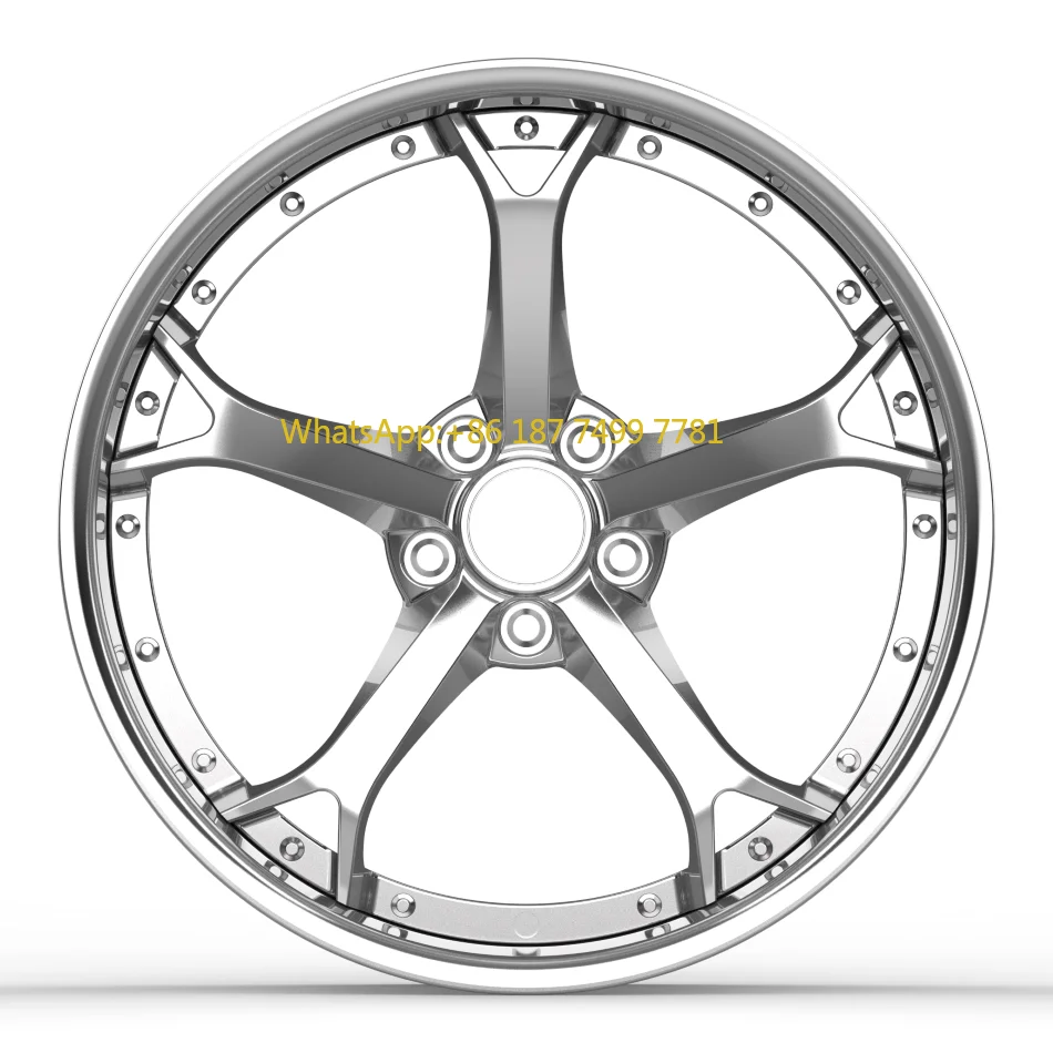 

PCD5x114.3 Silver Forged Aluminum Alloy Wheels Factory Direct High Strength Rims