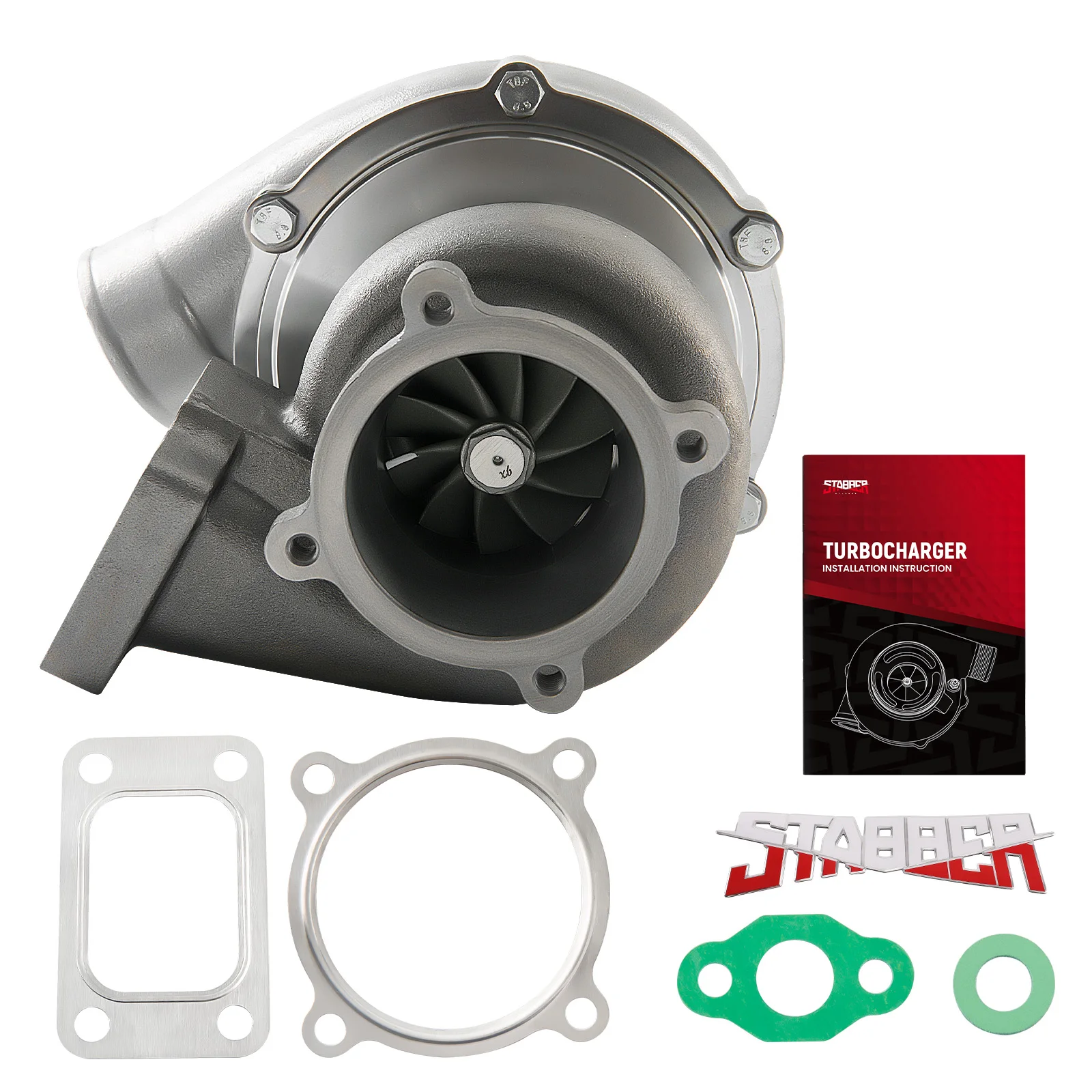 GT35 GT3582 Billet Turbo T3 AR0.7/0.63 Anti-surge Compressor Water+Oil Cooling
