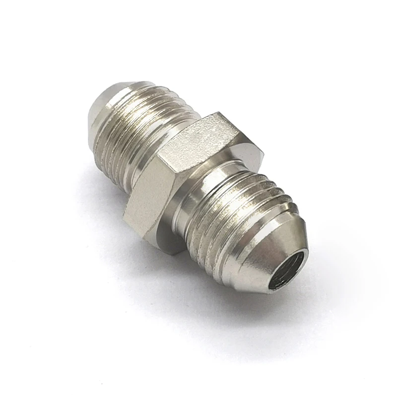 

Flare union adapter Steel silver 6AN Male Flare to AN6 Pipe Fitting Adapter for Oil Cooling Adapter