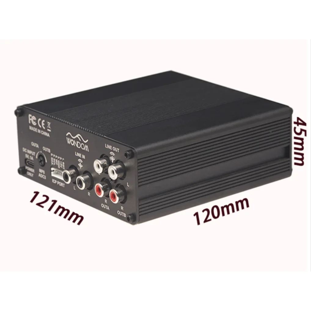 ADAU1701 2.1 4.0 DSP Обработка звука 24-битный АЦП/ЦАП 2 в 4 выхода Электронный кроссовер для сабвуфера 48 кГц Поддержка SigmaStudio