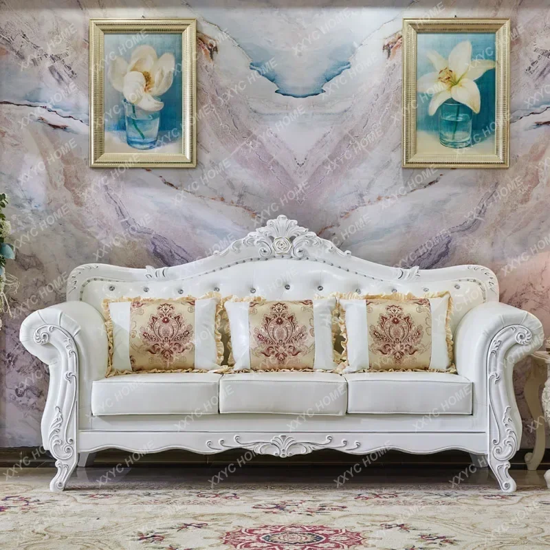 Sofás de Cuero, Sillón de Diseño Moderno, Sofás Elegantes y Sofisticados para Sala de Estar