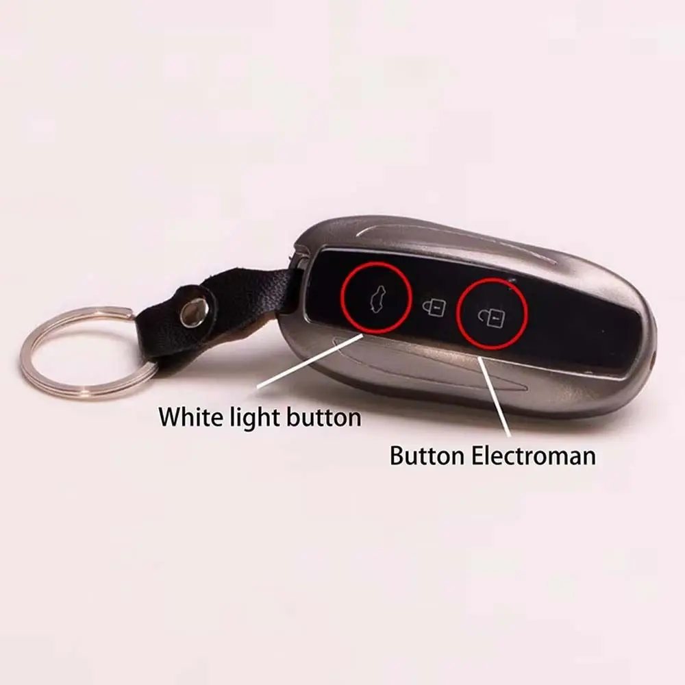 Novelty Electric Car Key Prank Practical Jokes Interactive Funny Trick Interesting Keychain Shock Car Key for Friends