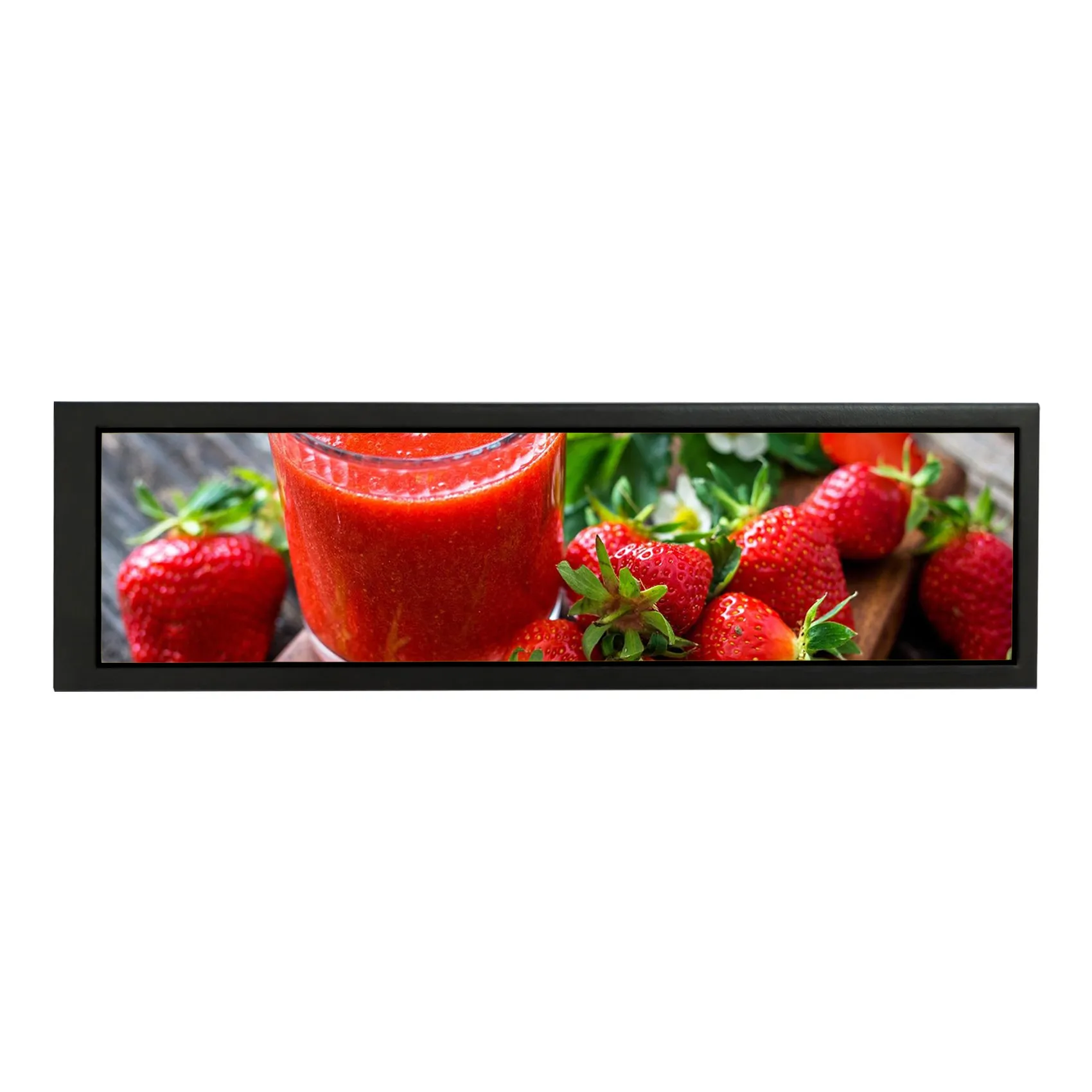 

8.8in Strip Bar IPS USB Extended Monitor 1920x480 for PC Case Sub Display White/Black Case