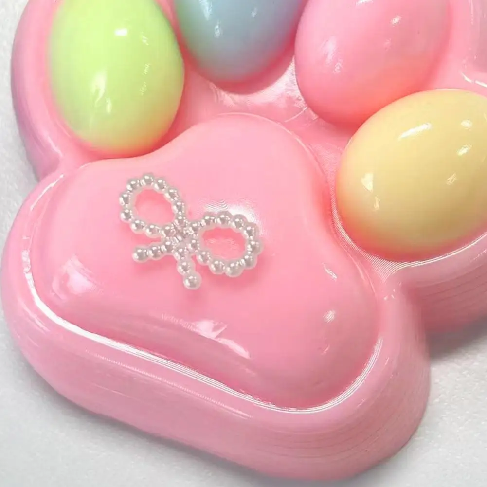 Pelota antiestrés suave Tpr, juguete para apretar con pata de gato para aliviar el estrés, garra, juguete antiestrés para niños y adultos, pelota antiestrés para pellizco de pata de gatito