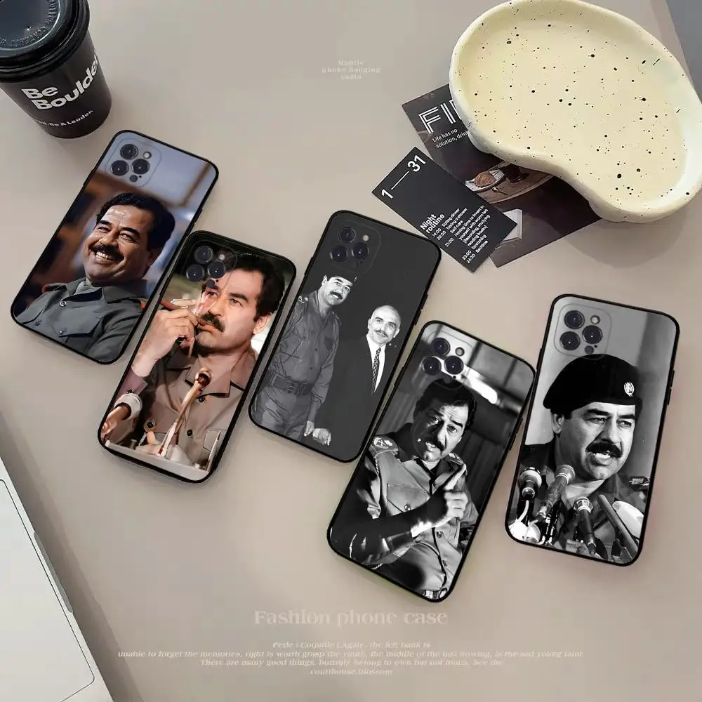 Saddam Hussein Iraq Arabic Phone Case Silicone Soft for iphone 15 14 13 12 11 Pro Mini XS MAX 8 7 6 Plus X XS XR Cover