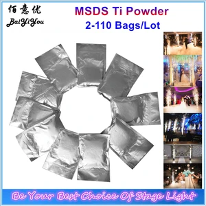 عبوات مسحوق MSDS للألعاب النارية ، شرارة باردة ، عرض حفل زفاف ، 2-110 كيس ، 200 جرام لكل كيس أفضل 10 تأثير حريق للمبيعات للعرض - رقم 7