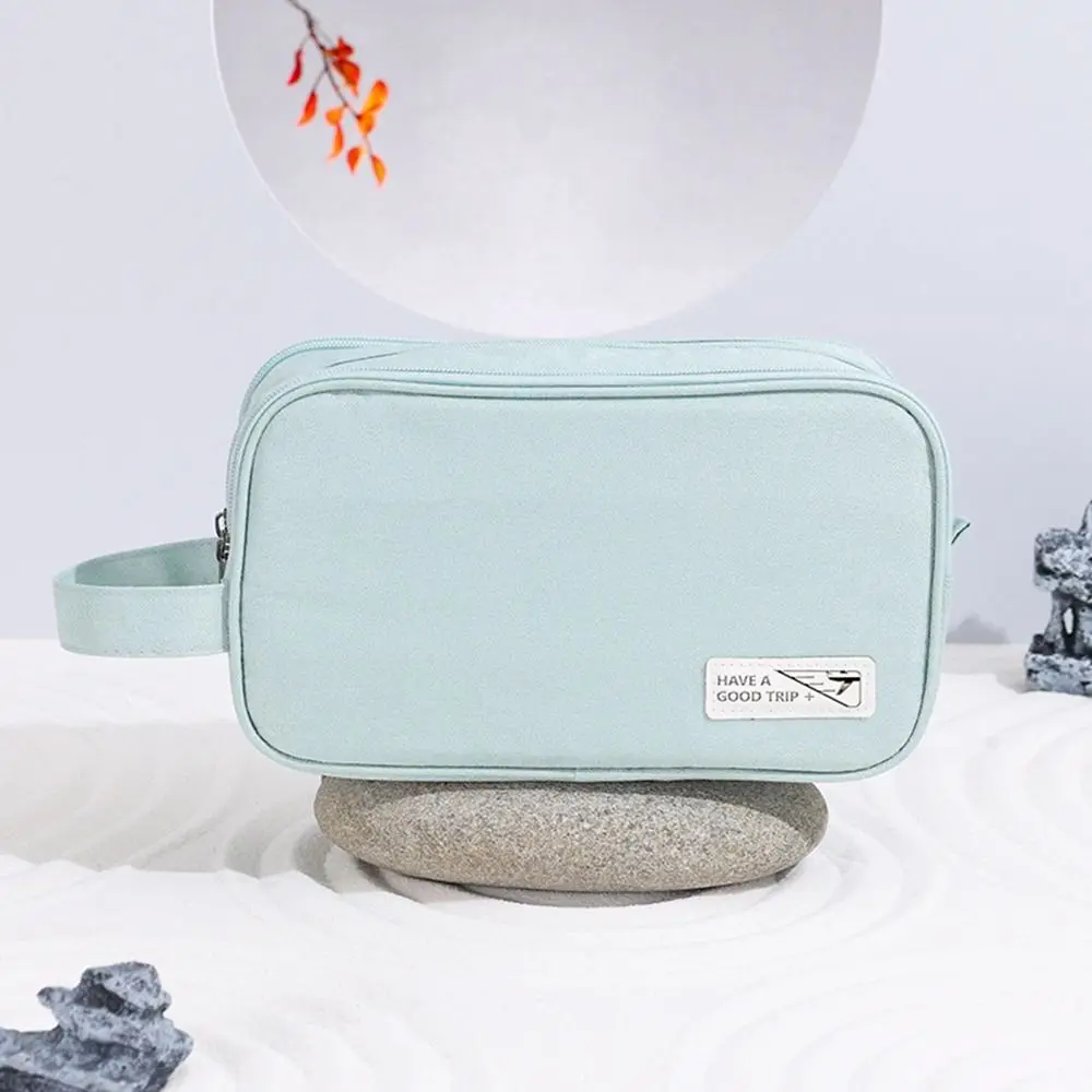 Tragbare Reise-Kosmetiktasche mit Trocken- und Nasstrennung, handgehalten, große Kapazität, Wasch-Kulturbeutel, staubdicht, Reise-Make-up-Tasche für Zuhause