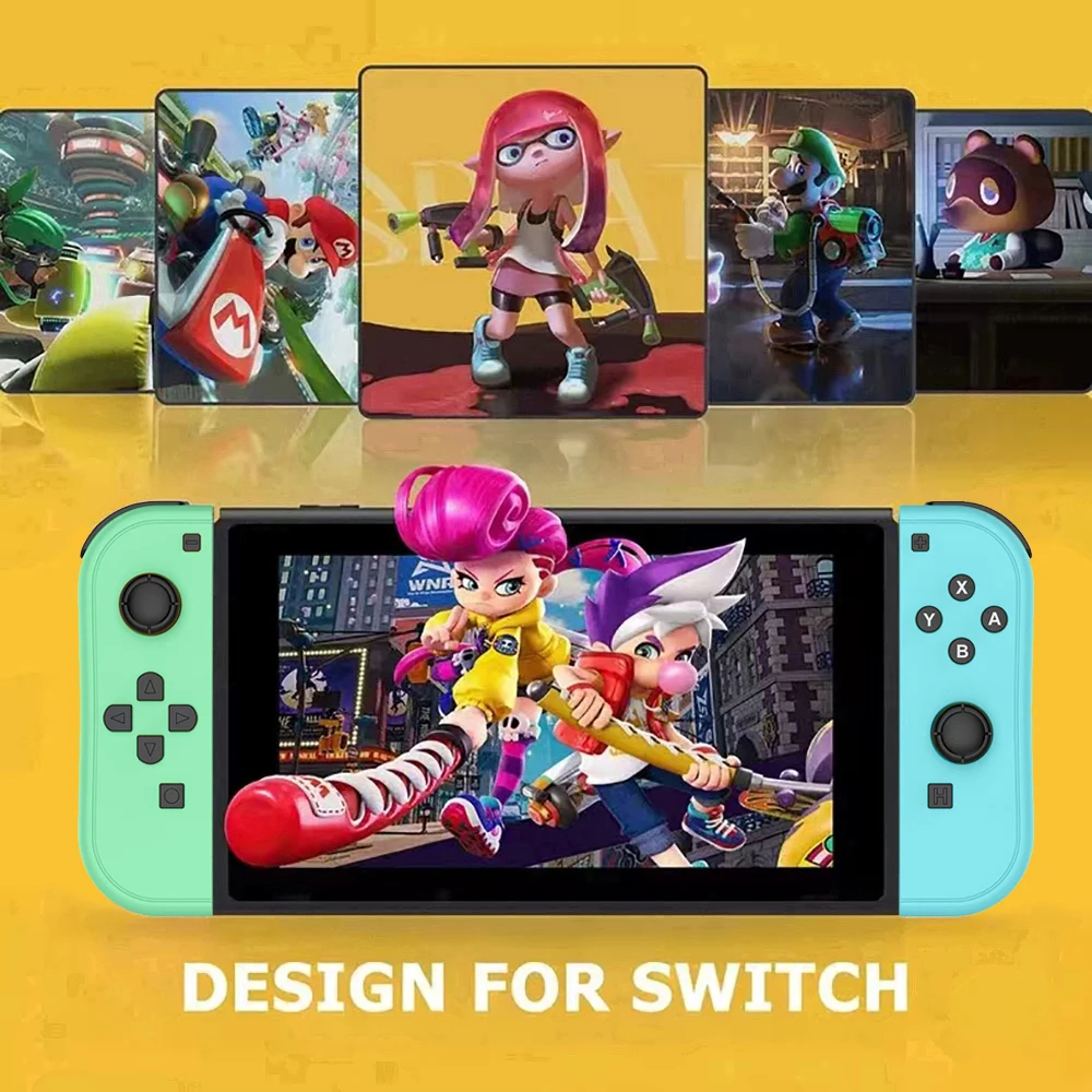 Joycons Gamepad For Nintendo Switch/OLED/Lite Controller Bluetooth Wireless Joystick With Vibration Trubo Wake Up Function