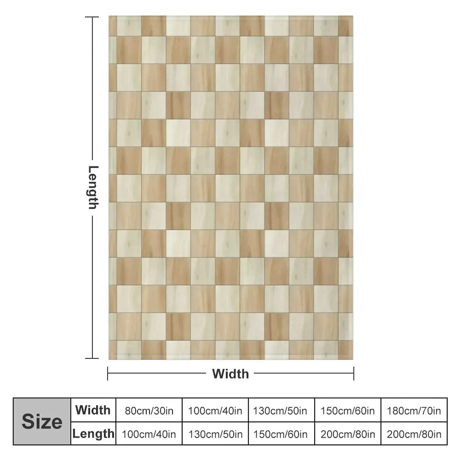 Chess board pattern Throw Blanket couch cozy soft plush fuzzy picnic outdoor blanket