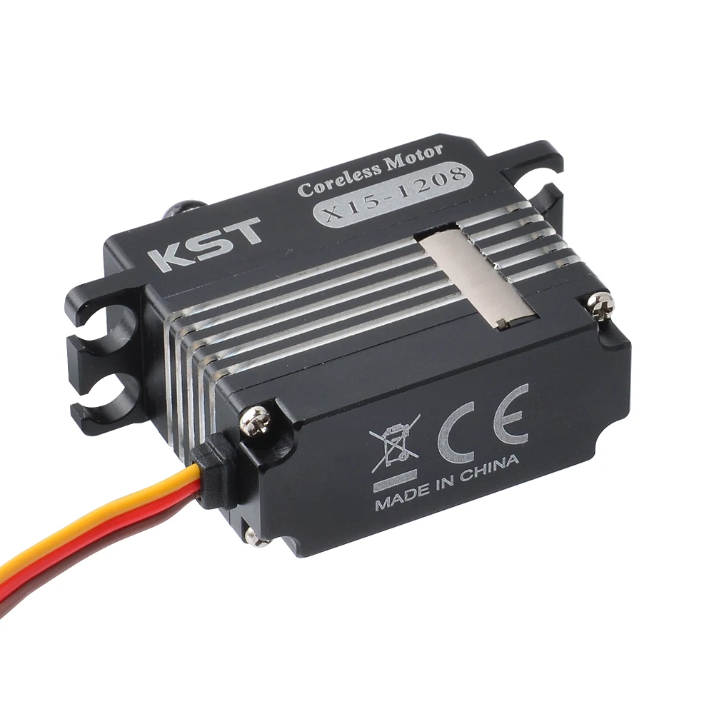 KST X15-1208 13.5Kgf.cm 0.07sec Mini Coreless Cyclic HV Servo For RC Helis