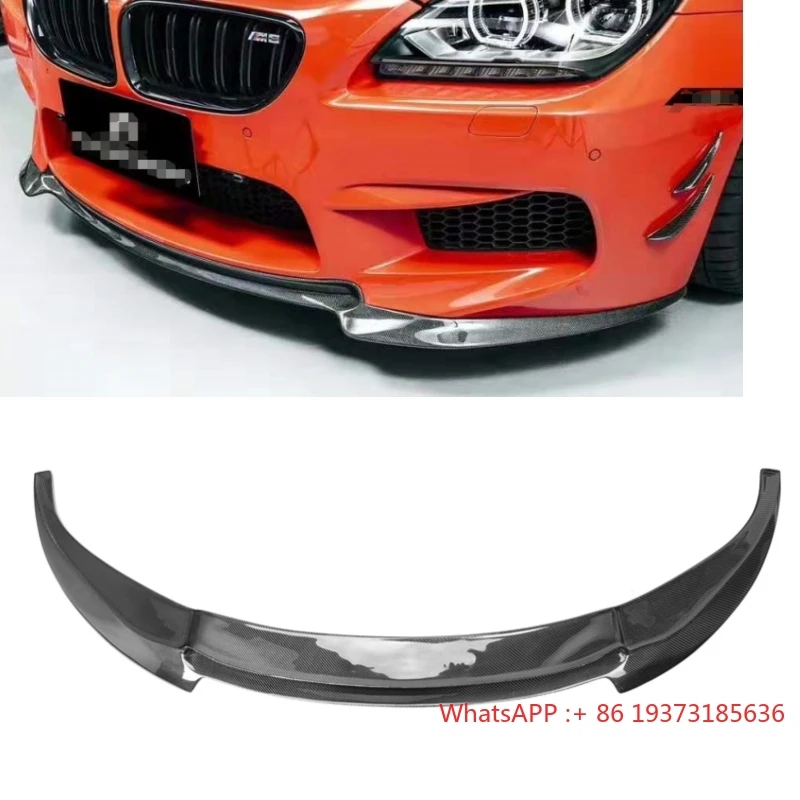 Carbon Fiber V Style Rear Bumper Splitter Front Lip for BMW F06 F12 F13 M6 2012 2013 2014 2015 2016 F06 F12 F13 M6 Front Lip