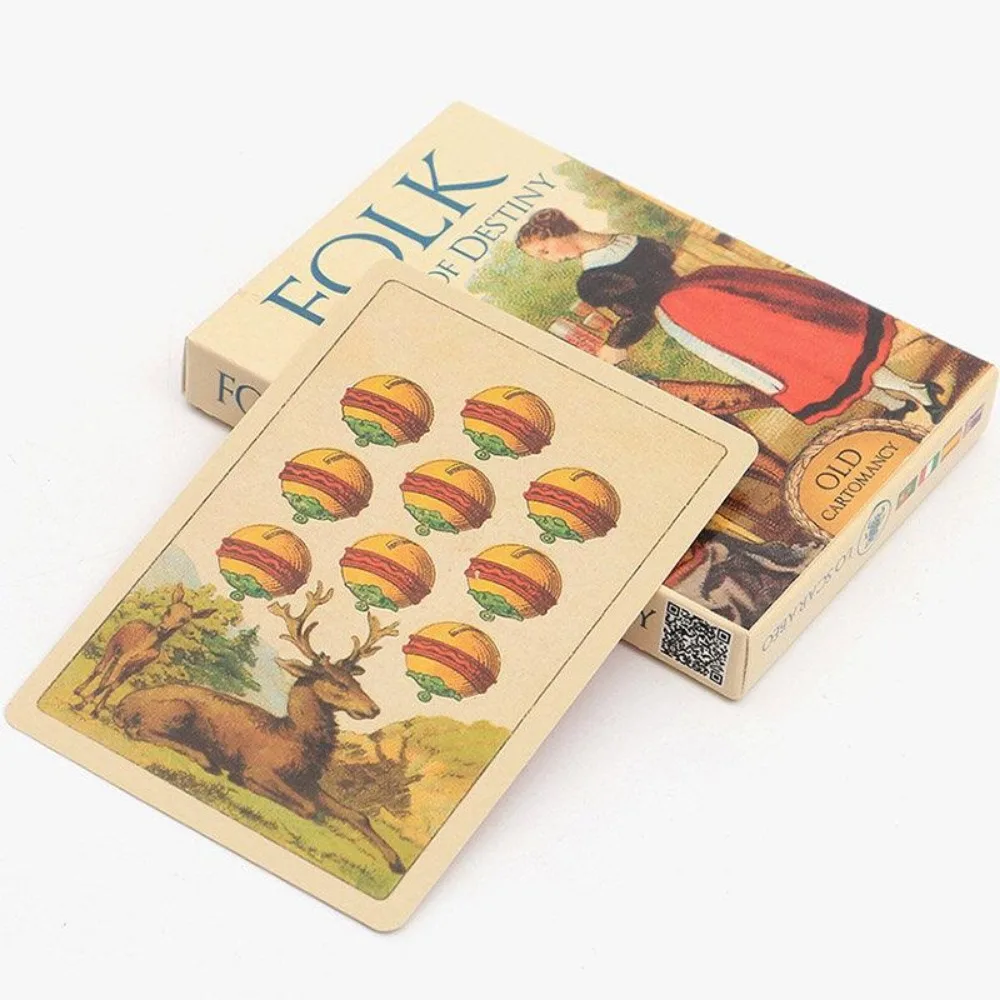 Folk Cards of Destiny Cards Tarot Deck Card Game Fortune-telling Oracle Cards