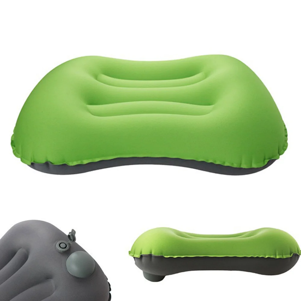 

nflatable Pillow - Large Inflatable Compressible Pillow Rest Cushion with Storage Pouch, Wear-Resistant, Apply to Camping
