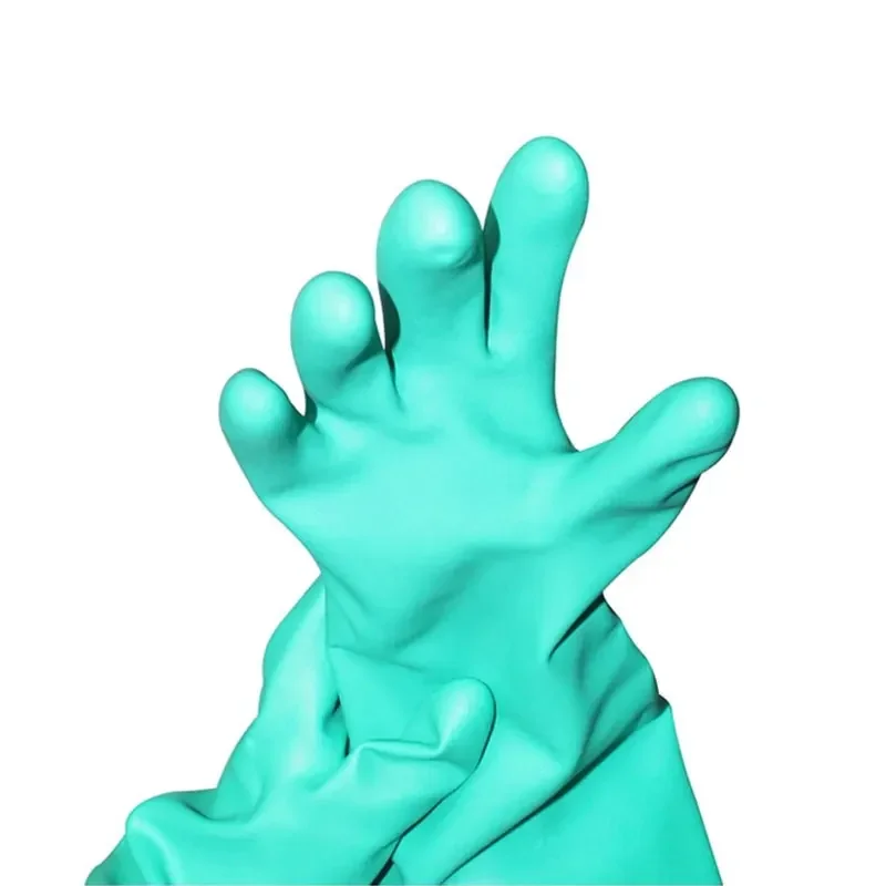 Nitrile Solvent Gloves Oil resistant Slip-Resistant Glove Chemical Household Cleaning Tools Waterproof Long Glove