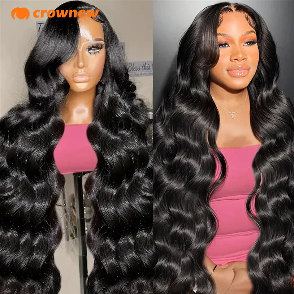 

13X4 Hd Lace Front Wig Human Hair Body Wave Human Hair Wigs Pre Plucked Bleached Knots Wigs Human Hair 100% Human Hair Wigs 34"