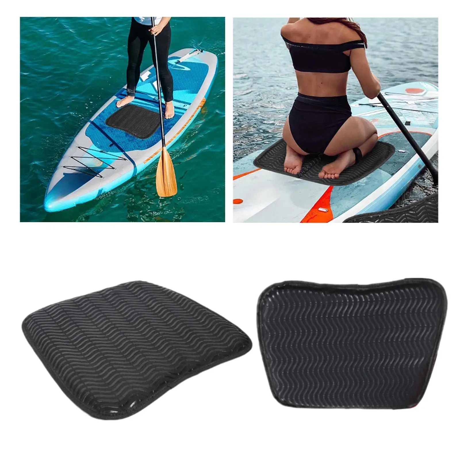 وسادة مقعد كاياك ناعمة ومريحة نونسليب إيفا سميكة وخفيفة الوزن وسادة مقعد كاياك لقارب الصيد والتجديف وقوارب الكاياك للجلوس الطويل #4