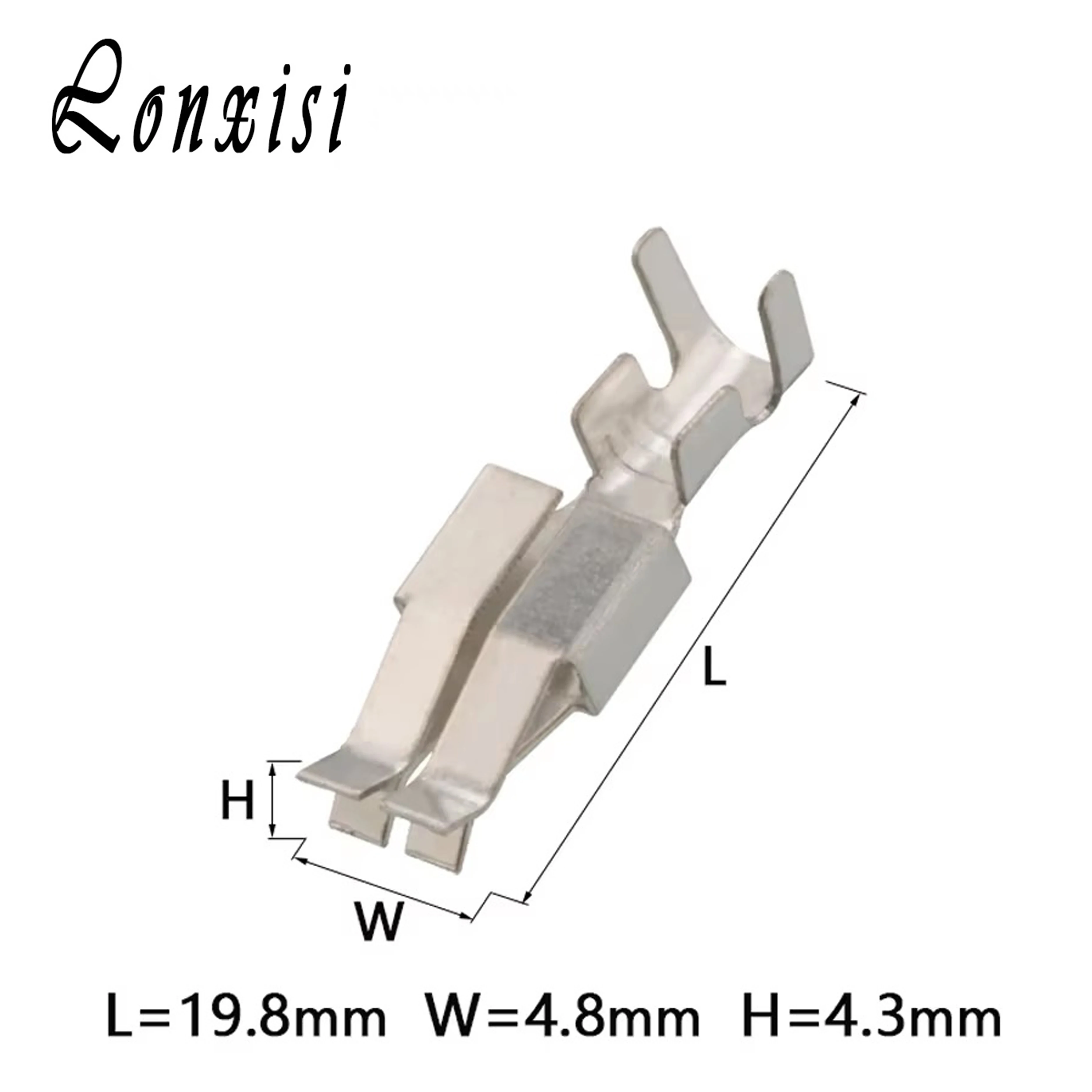 

20/50/100/200 Pcs 6.3 MM Automotive Connectors Battery Female Wiring Terminal 925612-1 DJ6212-E6.3B