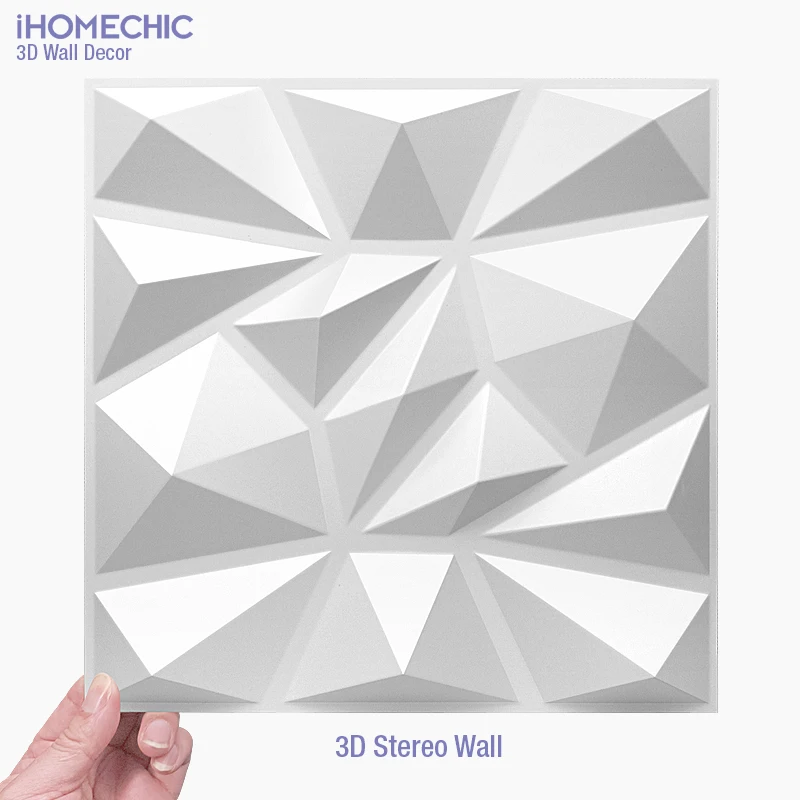 30x30cm wall renovation 3D Stereo Wall Panel Diamond Not self-adhesive tile 3D wall sticker living room Bathroom 3d wall paper