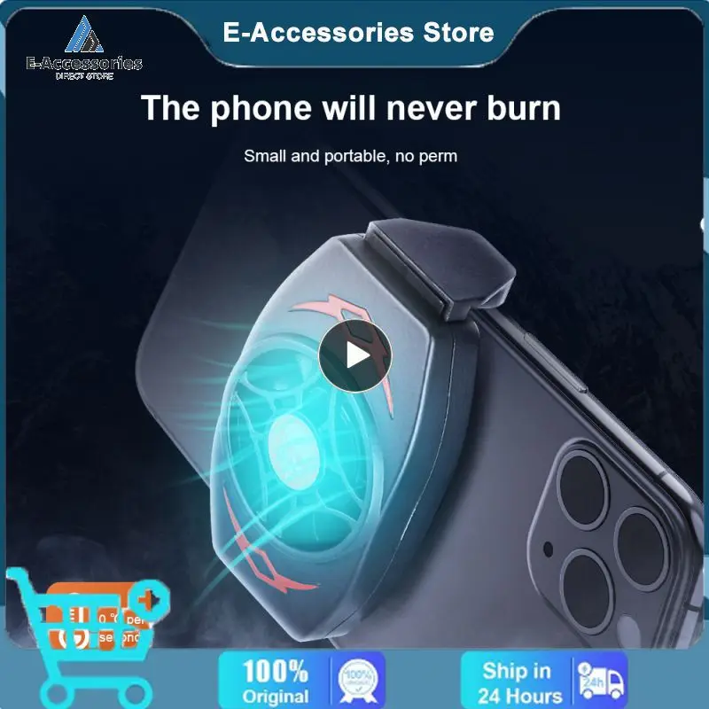 Portable Mobile Phone Cooler Fan Dissipate Heat Cooling Radiator Phone Cooling Phone Temperature Dissipation For Mobile Game