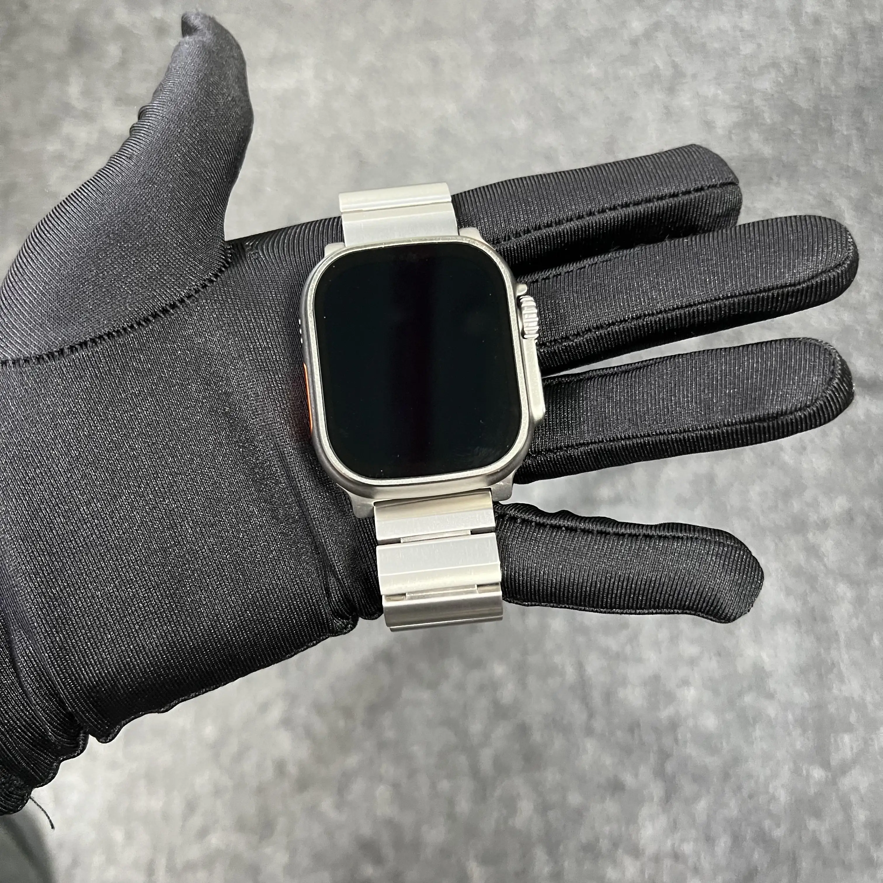 Solid Titanium Strap For Apple Watch 9 Ultra 2 49mm Band 8 7 SE 6 45mm 44mm 42MM Luxury Bracelet For iWatch Series 8 6 5 4 3 se