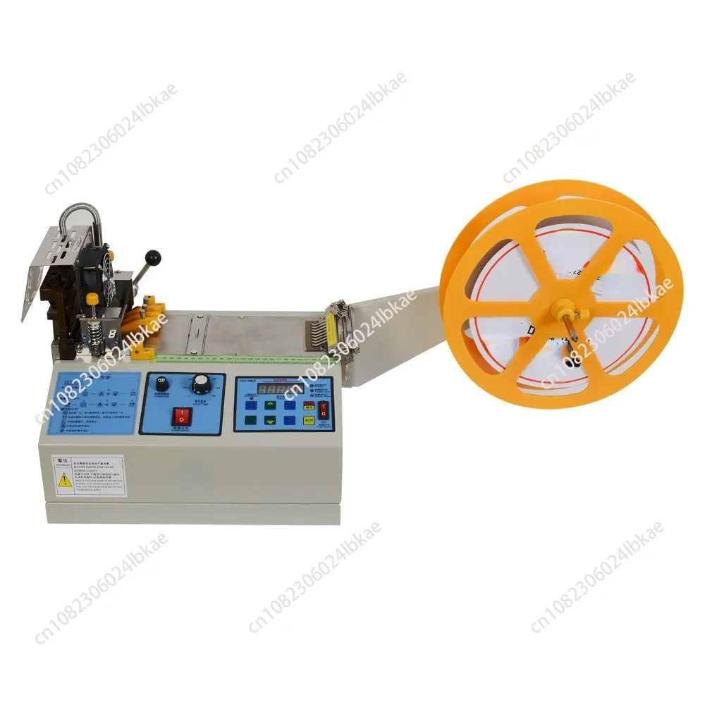 Elastic Band Automatic Material Cutting Machine Boud Edage Belt Cotton Tape Hot and Cold Ribbon Cutting Machine