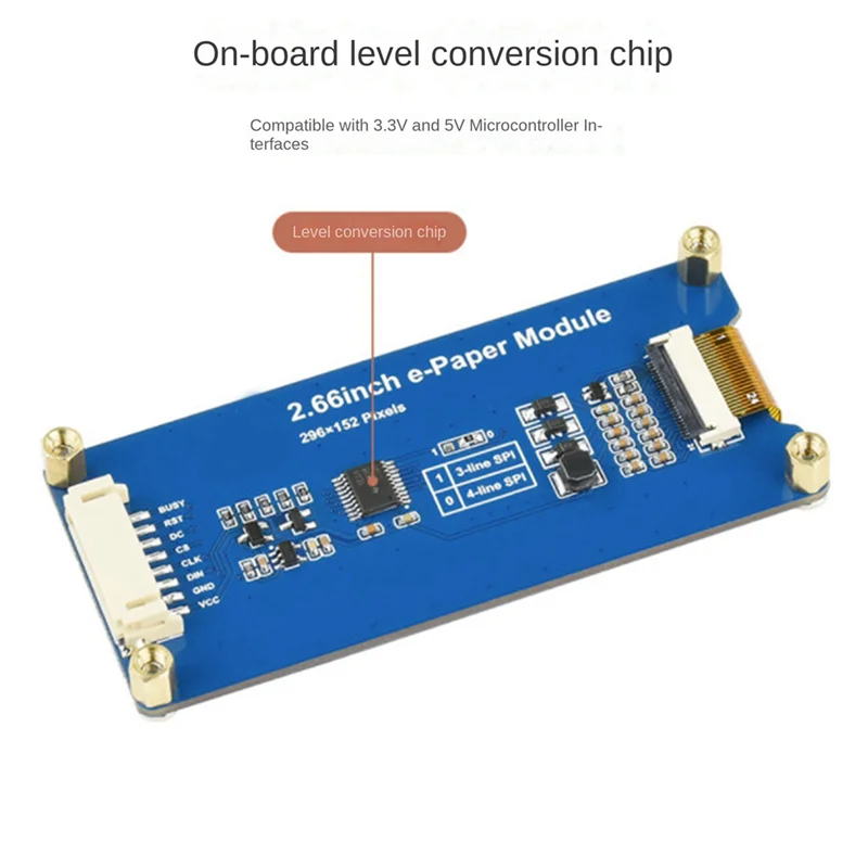 Exquisite-2X Adatto per il modulo schermo E-Paper E-Ink Raspberry Pi da 2,66 pollici