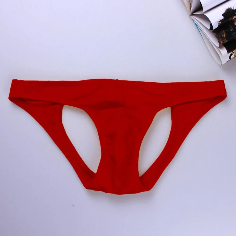 Nam Hở Lưng Quần Lót U Lồi Croptop Quần Đùi Gợi Cảm Dương Vật Túi Tanga Hở Mông Nam Jockstrap Thoáng Khí Quần Lót A50