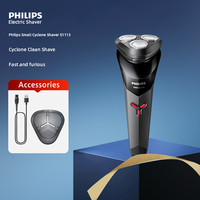 Philips S1113 Electric Shaver For Men USB Charging PowerCut Stainless Steel Blades Ergonomic Design Triple Floating Head Adults