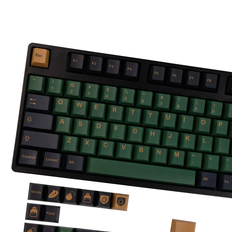 140 Keys/set GMK Hero Keycaps PBT Dye Subbed Key Caps Cherry Profile Keycap For Keychron Q2 K2 65% 75% Anne GH60 GK64 Poker
