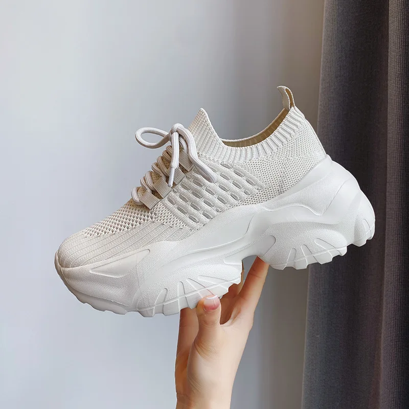 

Summer New Womens Shoes Exquisite Air Mesh Casual Shoes for Woman Comfort Ventilate Chunky Sneakers Designer Shoes Zapatos Mujer