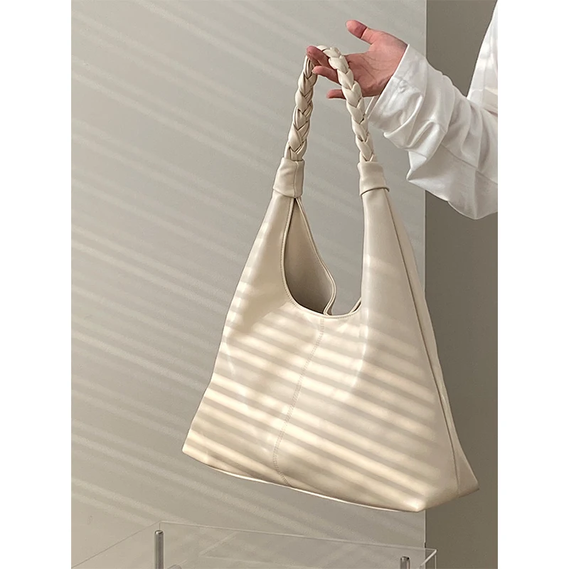 Beige Braided Handl…