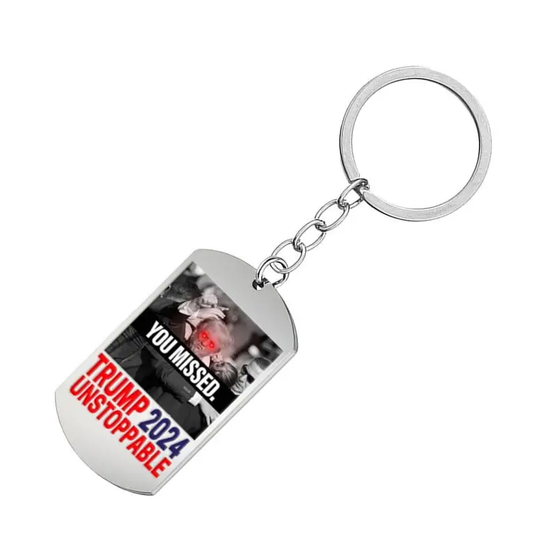 2024 Election Keychain President Election Stuff President Keychains Metal President Keychain Funny Rally Keychain For Women Men