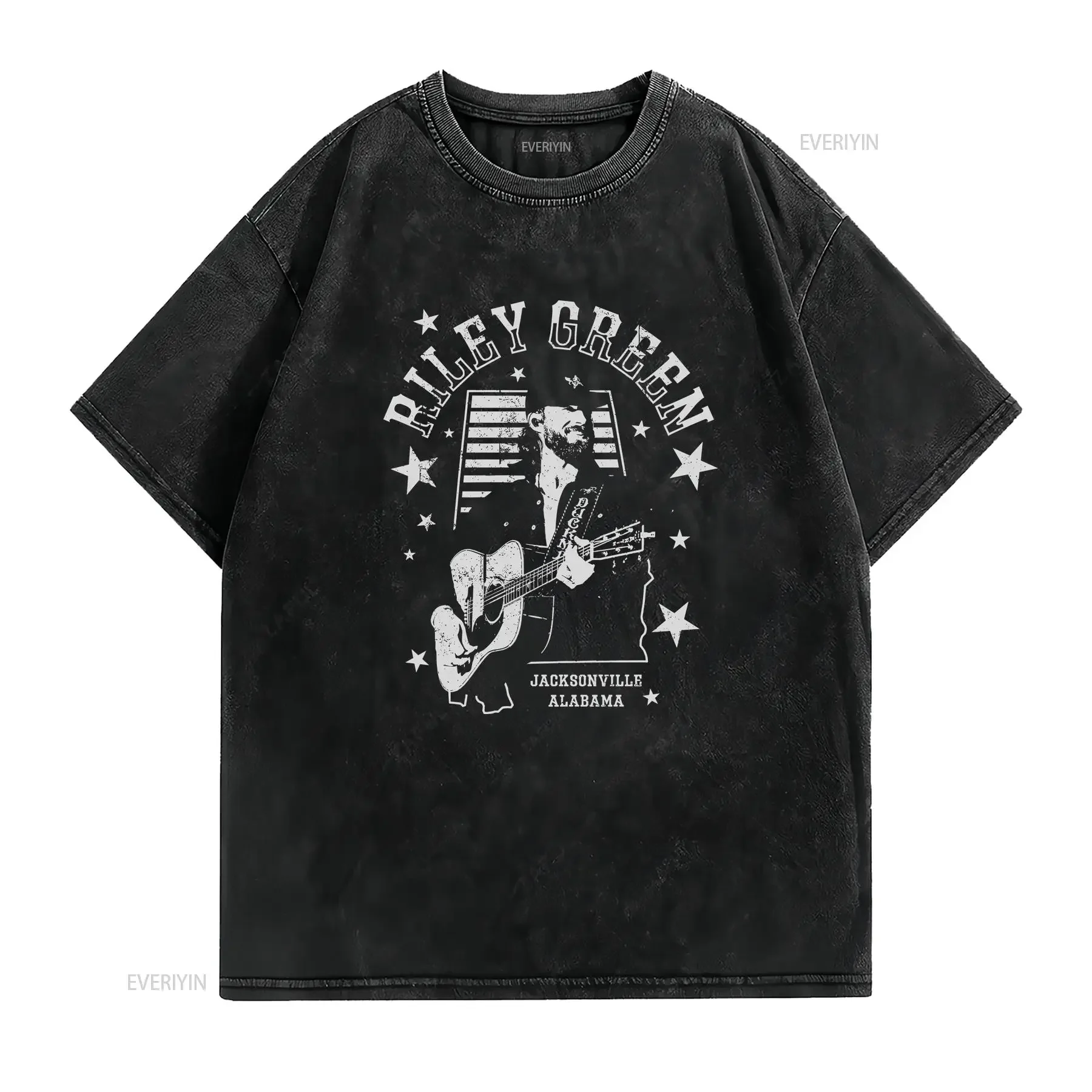 New Riley Green For Fans S 5XL T Shirt LM01_143 vintage Washed homme Stylish Soft graphic Top For Everyday Wear