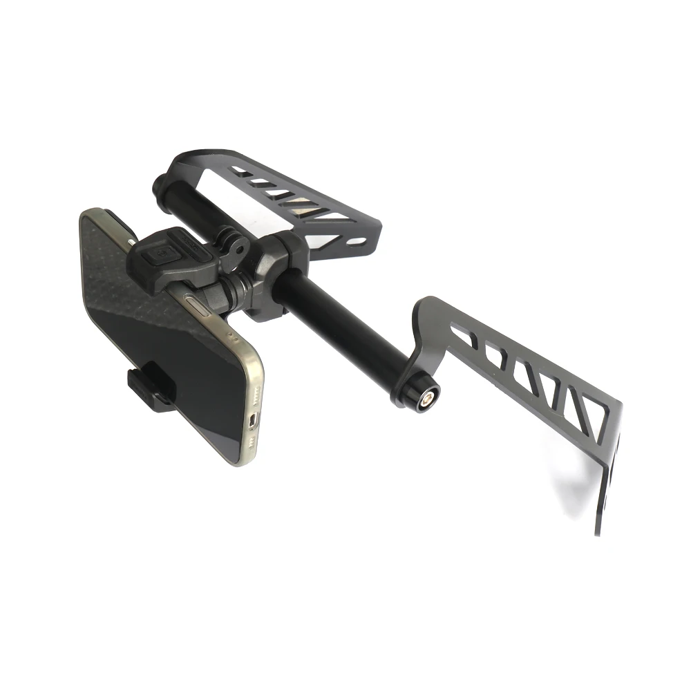 For KYMCO 350 300i Xciting 250 400 NEW Motorcycle Front Phone Stand Holder Smartphone Phone GPS Navigaton Plate Bracket 22mm