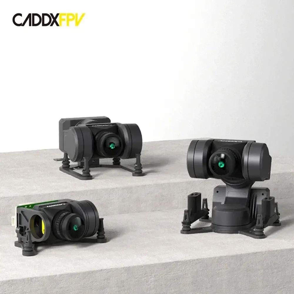 CADDXFPV GM Series FPV Gimbal GM1 / GM2 / GM3 (tanpa kamera) pelacak kepala untuk kamera 19mm Avatar HD kacamata