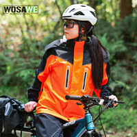WOSAWE Outdoor Cycling Rain Jacket Men Women Reflective Sun Protection Clothing Fishing Cycling Clothes Quick Dry Windbreaker