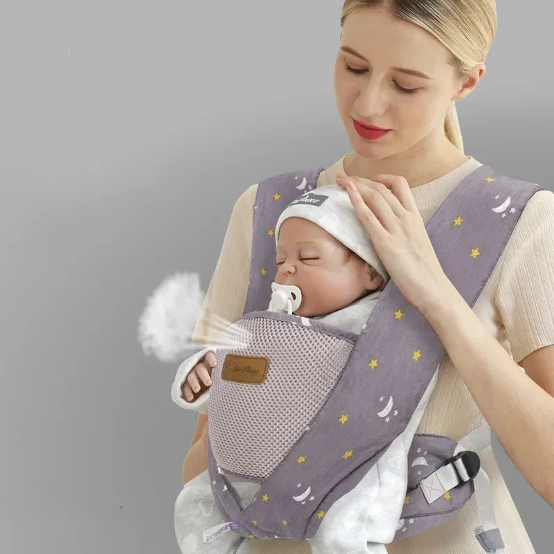 

X Shoulder Functions Baby Carrier Portable Breathable Strap Infant Kid Baby Sling Front Hug Kangaroo Wrap Carrier to Baby Travel