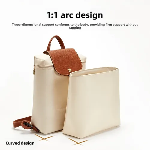 Inserto organizador de bolsa para mochila longchamp, almacenamiento de nailon, bolsa de platino, soporte de almacenamiento, bolsa de modificación interior, accesorios