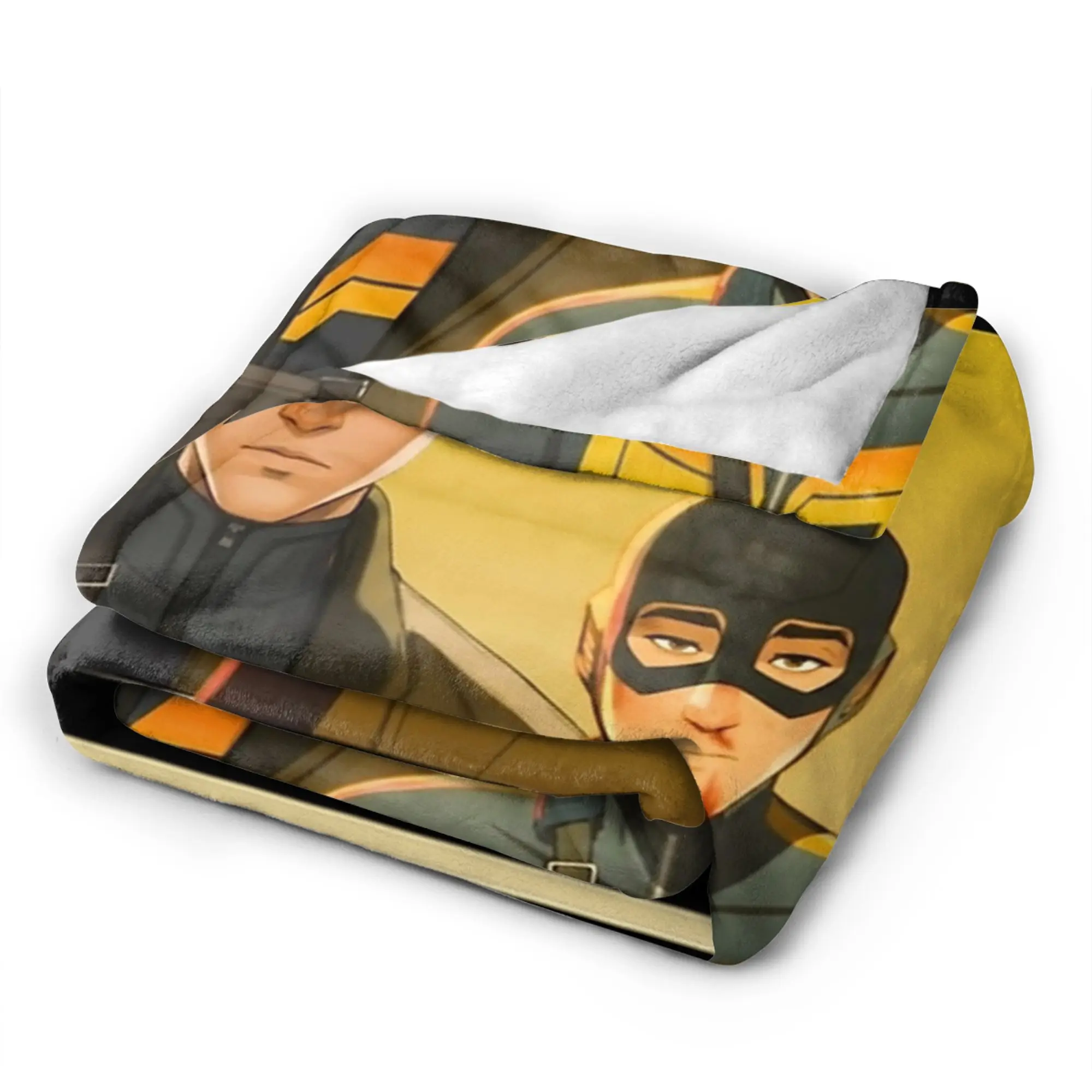 Mecha Man Robert Dispatch Game البطانيات الفانيلا الصيف تكييف الهواء تنفس لينة رمي بطانية للسرير الأريكة المفارش