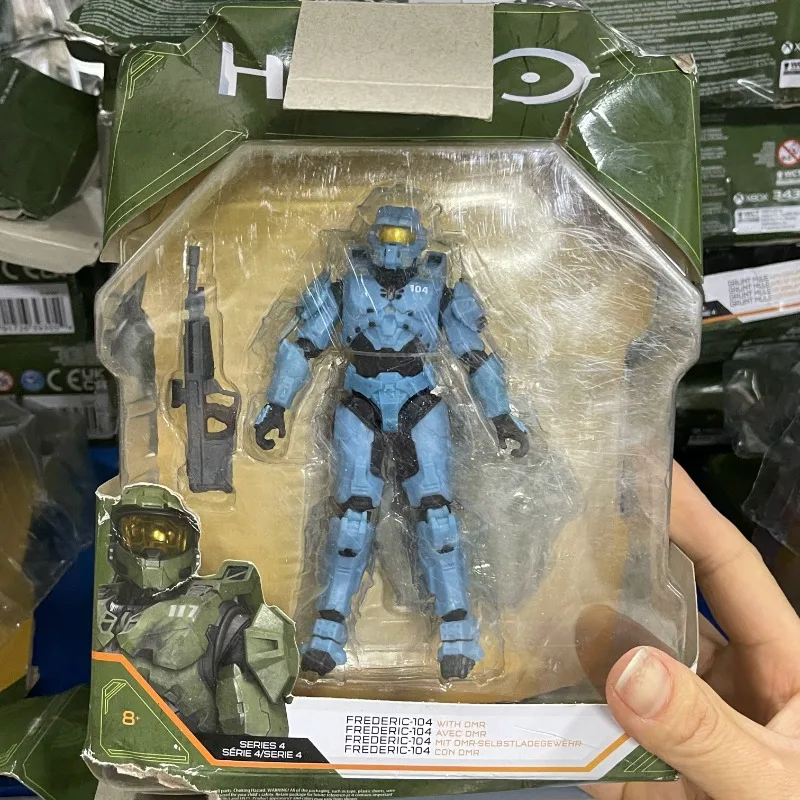 Haloes Infinites Master Chief Pilot Soldiers 3.75 Inches PVC Action Figures Joint Movable Doll Collectible Ornaments Kids Gifts